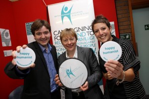 With Angela Eagle at the BHA stall