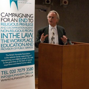 Richard Dawkins speaking at the Humanist fringe at Lib Dem conference 2009